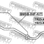 Тяга стабилизатора передняя левая FEBEST
