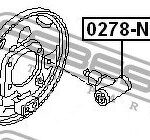 Цилиндр тормозной рабочий 0278-N16 FEBEST