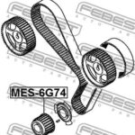 Шестерня коленвала FEBEST