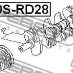 Шкив коленвала RD28 FEBEST