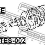 Шестерня коленвала FEBEST