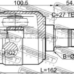 ШРУС внутренний HYUNDAI IX35/TUCSON 10MY 2009-2015 1211-TUC20MT FEBEST