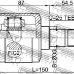 ШРУС 1211-ACCAT FEBEST