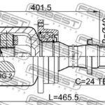 ШРУС ВНУТРЕННИЙ ПРАВЫЙ 26X40X24 TOYOTA AVENSIS 03- FEBEST