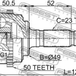 ШРУС НАРУЖНЫЙ 26X49X23 HONDA LOGO 96- FEBEST