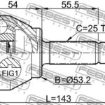ШРУС 2110-FUS FEBEST