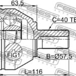 Шрус 2910-FLIIF FEBEST