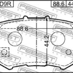 Колодки тормозные задние FEBEST