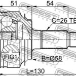 ШРУС 0310-FDAT FEBEST