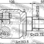 ШРУС ВНУТРЕННИЙ ЗАДНИЙ 20X35X23 HONDA CR-V 12- FEBEST