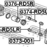 Втулка направляющая задн суппорта HONDA ACCORD CL# 2002-2008 0374-RD5LR FEBEST