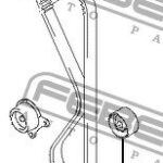 Ролик обводной ремня грм FEBEST