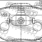 Колодки тормозные комплект 0501-CRF FEBEST