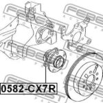 Ступица в сборе задняя MAZDA CX-7 ER 2006-2012 0582-CX7R FEBEST