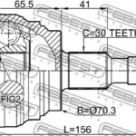 ШРУС внешний MERCEDES W164 1610-164S FEBEST