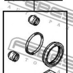 Ремкомплект суппорта тормозного переднего (на одну сторону) FEBEST