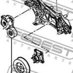 Ролик натяжной FEBEST