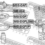 Подшипник опоры переднего амортизатора FEBEST