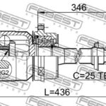 ШРУС 0211-SR20RH FEBEST
