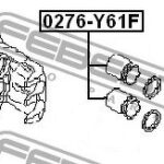 Поршень суппорта тормозного переднего FEBEST