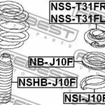 Пыльник переднего амортизатора FEBEST