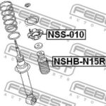 Пыльник заднего амортизатора FEBEST