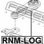 Подушка двигателя задняя FEBEST