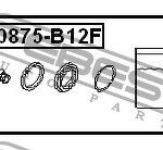 Ремкомплект суппорта тормозного переднего (на обе стороны) FEBEST