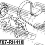 Ролик натяжной FEBEST