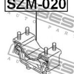 Подушка двигателя задняя FEBEST