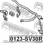 Тяга стабилизатора задняя FEBEST
