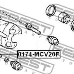 Втулка направляющая суппорта тормозного переднего FEBEST