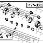 Ремкомплект суппорта тормозного переднего (на обе стороны) FEBEST