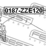 Ролик натяжной 0187-ZZE120 FEBEST