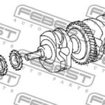 Шкив коленвала 1AZFE/2AZFE FEBEST