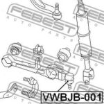 Пыльник шаровой опоры нижн рычага AUDI A6 (4B/C5) 1997-2005 VWBJB-001 FEBEST