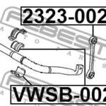 Втулка переднего стабилизатора FEBEST