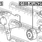 Ролик натяжной комплект FEBEST
