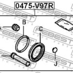 Ремкомплект суппорта тормозного заднего (на обе стороны) FEBEST