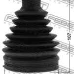 ПЫЛЬНИК ШРУС НАРУЖНЫЙ КОМПЛЕКТ PVC 83X107X24.5 TOYOTA COROLLA 91- FEBEST