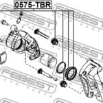 Ремкомплект суппорта тормозного заднего (на обе стороны) FEBEST