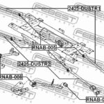 Тяга поперечная передняя RENAULT DUSTER I/II, KAPTUR 2425-DUSTR2 FEBEST