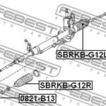 Пыльник рулевой SUBARU IMPREZA G12 2007-2011 SBRKB-G12L FEBEST
