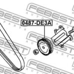 Ролик натяжной FEBEST