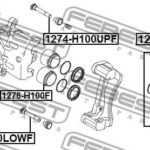 Ремкомплект суппорта тормозного переднего (на одну сторону) FEBEST