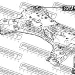 Сайлентблок передн балки RENAULT MEGANE III RNAB-004 FEBEST
