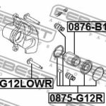 ВТУЛКА НАПРАВЛЯЮЩАЯ СУППОРТА ТОРМОЗНОГО ЗАДНЕГО подходит для SUBARU IMPREZA G12 2007.03- [JP] 0874-G12LOWR FEBEST