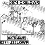 Ремкомплект суппорта тормозного переднего (на обе стороны) FEBEST