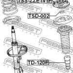 Опора переднего амортизатора FEBEST