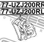Суппорт тормозной задний правый (со скобой) FEBEST